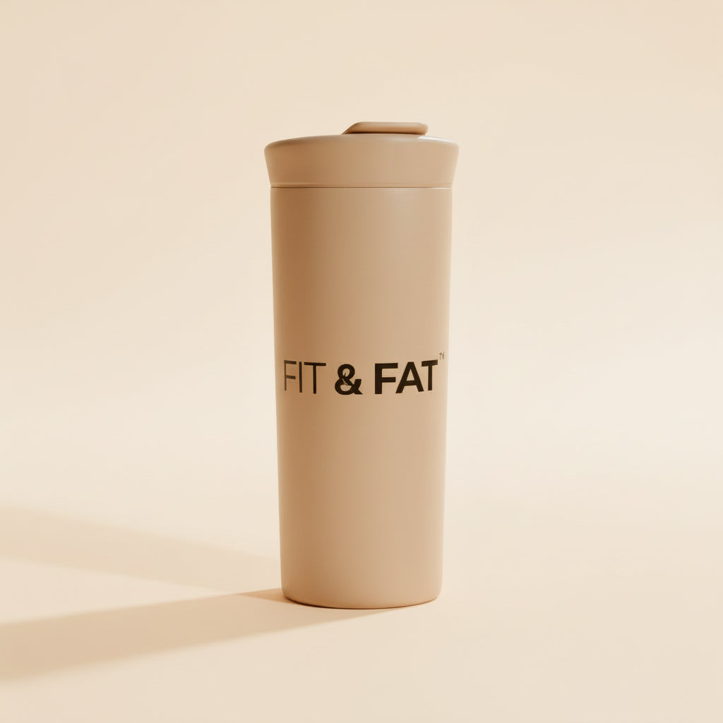 FIT & FAT Balance Tumbler - cream - 16oz